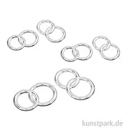 Artikelbild des Artikels “Streuteile - Hochzeit, Ringe, ca. 2 cm, Silber, 6 Stück “