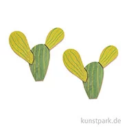 Artikelbild des Artikels “Streuteile, Kaktus, Holz 8 Stück 3,5x3,5cm “