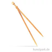 Artikelbild des Artikels “Stricknadel aus Bambus - Länge 35 cm, 1 Paar Nr. 10“