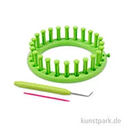 Artikelbild des Artikels “Strickring aus Kunststoff, Durchmesser 12 cm mit Zubehör “