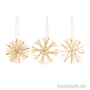 Artikelbild des Artikels “Strohsterne Set, Natur, 6 x 6 cm, 9-teilig “