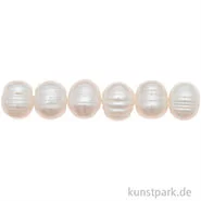 Artikelbild des Artikels “Süßwasserperlen Natur, 11-12 mm, 10 Stück “