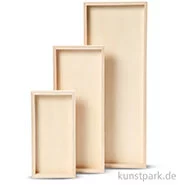 Artikelbild des Artikels “Tablett aus hellem Holz - rechteckig, 20 - 40 cm, 3 Stück sortiert “