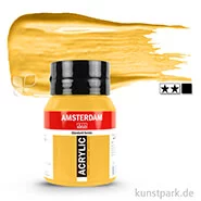 Artikelbild des Artikels “Talens AMSTERDAM Acrylfarben 500 ml Flasche | 253 Goldgelb“