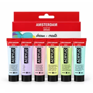 Artikelbild des Artikels “Talens AMSTERDAM Acrylfarben Set mit 6 x 20 ml - Pastellfarben “