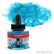 Artikelbild des Artikels “Talens AMSTERDAM Acrylic Ink 30 ml Einzelfarbe | 522 Türkisblau“