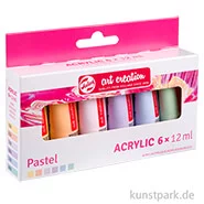 Artikelbild des Artikels “Talens Art Creation Acrylfarben Set, 6 x 12 ml Tuben - Pastell “