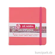 Artikelbild des Artikels “Talens Art Creation - Skizzenbuch Coral Red, 80 Blatt, 140g 12 x 12 cm“
