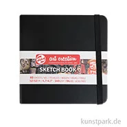 Artikelbild des Artikels “Talens Art Creation - Skizzenbuch Schwarz, 80 Blatt, 140g 12 x 12 cm“