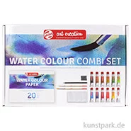 Artikelbild des Artikels “Talens Art Creation Aquarellfarben Kombi-Set mit 12 Tuben 12 ml und Zubehör “