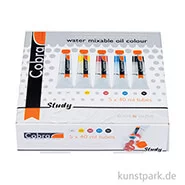 Artikelbild des Artikels “Talens COBRA Study wasservermalbare Ölfarbe Primärfarbenset 5x40 ml “