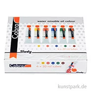 Artikelbild des Artikels “Talens COBRA Study wasservermalbare Ölfarbe Starterset klein 6x20 ml “
