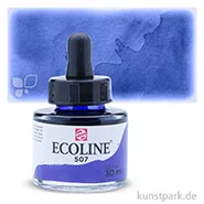 Artikelbild des Artikels “Talens ECOLINE - Flüssige Wasserfarbe 30 ml | 507 Ultramarinviolett“