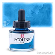 Artikelbild des Artikels “Talens ECOLINE - Flüssige Wasserfarbe 30 ml | 508 Preussischblau“