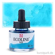 Artikelbild des Artikels “Talens ECOLINE - Flüssige Wasserfarbe 30 ml | 522 Türkisblau“