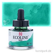 Artikelbild des Artikels “Talens ECOLINE - Flüssige Wasserfarbe 30 ml | 602 Dunkelgrün“