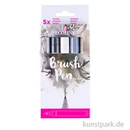 Artikelbild des Artikels “Talens ECOLINE Brush Pen 5er Set - Grautöne “