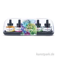 Artikelbild des Artikels “Talens ECOLINE Primärfarben Set mit 5 Gläsern 30 ml “