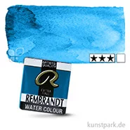 Artikelbild des Artikels “Talens REMBRANDT Aquarellfarben 1/2 Näpfchen | 535 Coelinblau Phtalo“