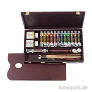 Artikelbild des Artikels “Talens REMBRANDT Ölfarbe Malkasten Professional, 12 x 40 ml + Zubehör “