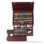 Artikelbild des Artikels “Talens REMBRANDT Ölfarbe Holzkasten Master mit 24 Farben und Zubehör “