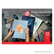 Artikelbild des Artikels “Talens Toned Mixed Media Papier - Kalt Mix, 50 Blatt, 180 g DIN A3“