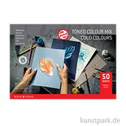 Artikelbild des Artikels “Talens Toned Mixed Media Papier - Kalt Mix, 50 Blatt, 180 g DIN A4“