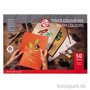 Artikelbild des Artikels “Talens Toned Mixed Media Papier - Warm Mix, 50 Blatt, 180 g DIN A3“