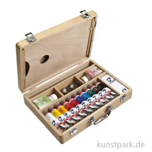 Artikelbild des Artikels “Talens VAN GOGH Acrylfarben Holzkoffer mit viel Zubehör “