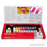Artikelbild des Artikels “Talens VAN GOGH Acrylfarbe Kombi-Set mit 10 x 40 ml Tuben und Zubehör “