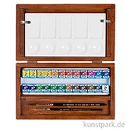 Artikelbild des Artikels “Talens VAN GOGH Aquarell Holzkasten mit 24 halbe Näpfchen + Zubehör “