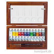 Artikelbild des Artikels “Talens VAN GOGH Aquarell Holzkasten mit 12 Tuben und Zubehör “
