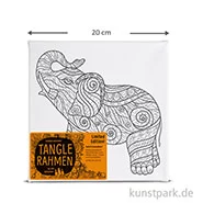 Artikelbild des Artikels “Tangle Rahmen Elefant trompetend 20x20 cm “