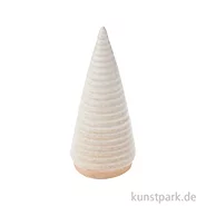 Artikelbild des Artikels “Tannenbaum Geriffelt, Beige, Porzellan, 10,5 x 4,5 x 4,5 cm “