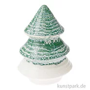 Artikelbild des Artikels “Tannenbaum Grün Weiß, Porzellan, 15,5 x 10,8 x 10,8 cm “