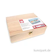 Artikelbild des Artikels “Teebox aus Holz mit 6 Fächern, 21,5x18x7 cm “