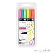 Artikelbild des Artikels “Tombow Fudenosuke Brush Pen - 6er Set Neon Farben “