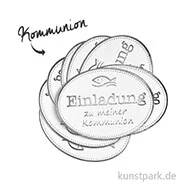 Artikelbild des Artikels “Topper aus Karton Silber - Kommunion “