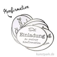 Artikelbild des Artikels “Topper aus Karton Silber - Konfirmation “