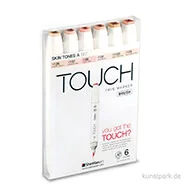 Artikelbild des Artikels “TOUCH BRUSH Marker Set 6er - Skin Tones “