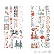 Artikelbild des Artikels “Transferfolie Nordic Winter, verschiedene Designs, 2 Bogen “