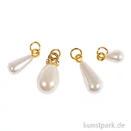 Artikelbild des Artikels “Tropfen Charms, Gold, 6x8+6x12+8x16+10x14 mm, 4 Stück “