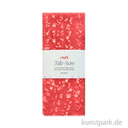 Artikelbild des Artikels “Tüllstoff mit Silbersternchen, Rot, 1,4 x 1 Meter “