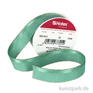 Artikelbild des Artikels “Uniband - Dekoband mit Goldrand - 25 mm x 3 m Mintgrün“
