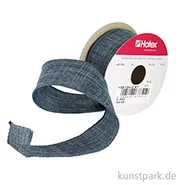 Artikelbild des Artikels “Uniband Leinen mit Draht - 40 mm x 2 m Jeansblau“