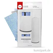 Artikelbild des Artikels “Verzierwachs-Set Baby Blau-Weiß, 4 Stück farblich sortiert “