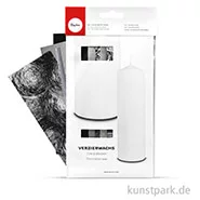 Artikelbild des Artikels “Verzierwachs-Set Trauer - Schwarz-Silber, 4 Stück farblich sortiert “