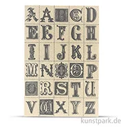 Artikelbild des Artikels “Vintage Canvas Sticker - Buchstaben, selbstklebend “