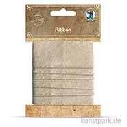 Artikelbild des Artikels “Vintage Stoffband - Natur dunkel, 3 cm x 1 m “