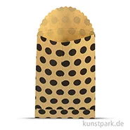 Artikelbild des Artikels “Vintage Tüten - Punkte aus Kraftpapier, 8,8 x 13,4 cm, 6 Stück “